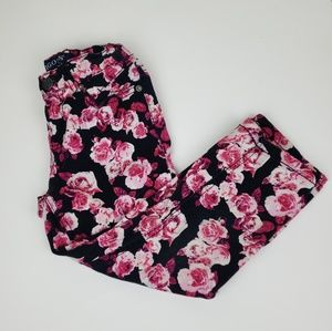 🌞 Vigoss | Floral Print Jeans, Girl Size 8